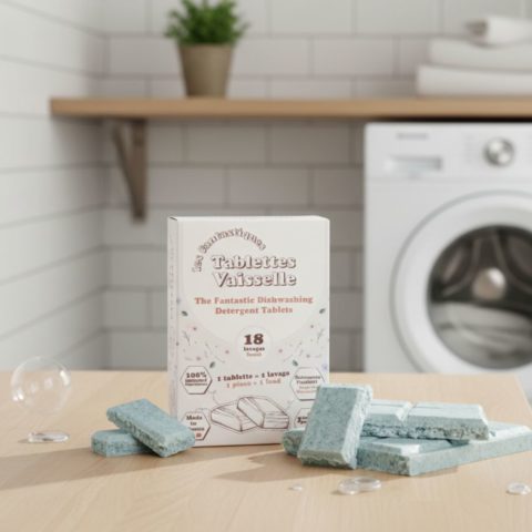 Tablettes de vaisselle