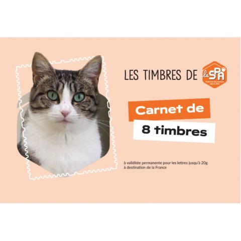CARNET DE TIMBRES CHATS – LA SPA