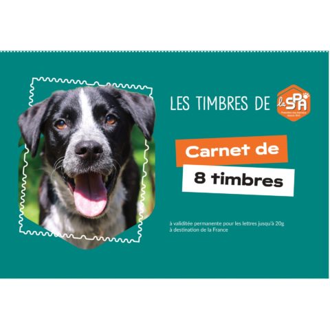 CARNET DE TIMBRES CHIENS – LA SPA